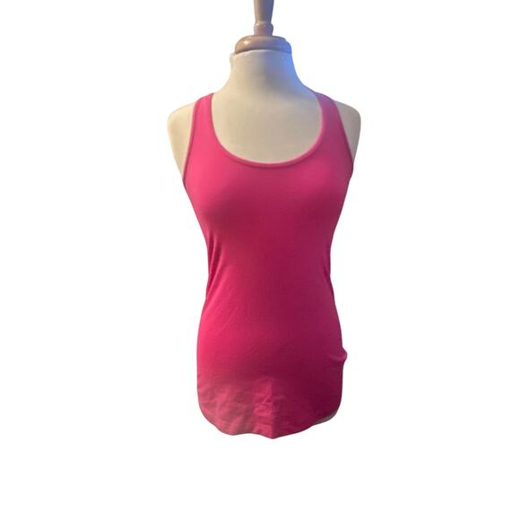 Women 8 Lululemon CRB Cool Racerback Bright Pink Tank Top Yoga Unlined Layering - Picture 2 of 6